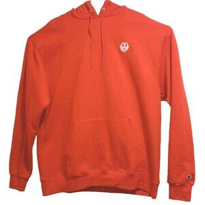 Champion Ruger Hoodie Men's XL Red Fleece Pullover Sweatshirt Firearms Logo Gym